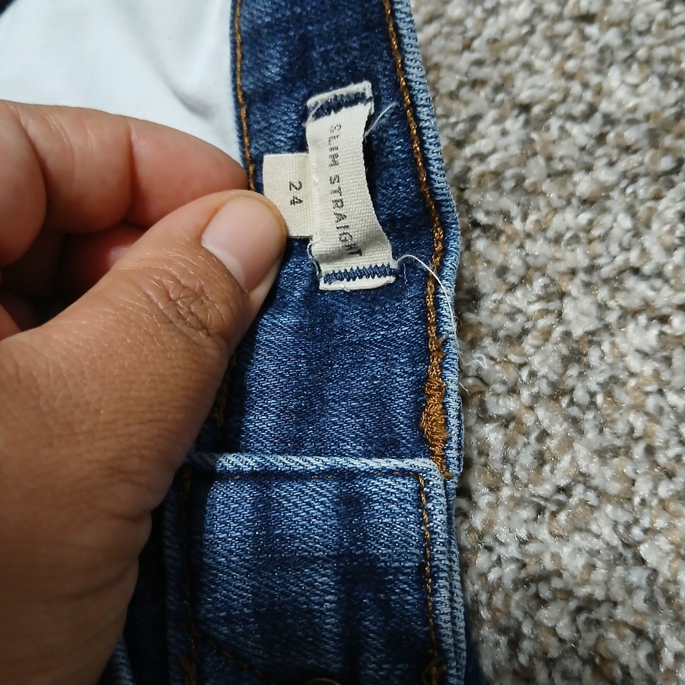 Madewell Classic Blue Women's Jeans‎ Slim Straight - Picture 4 of 11
